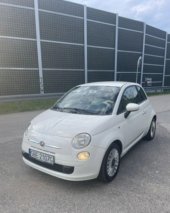 Fiat 500 cena 17800 przebieg: 159000, rok produkcji 2008 z Biała małe 301